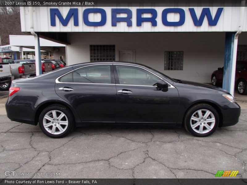 Smokey Granite Mica / Black 2007 Lexus ES 350