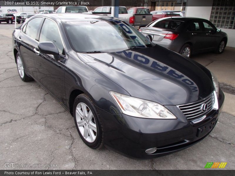 Smokey Granite Mica / Black 2007 Lexus ES 350