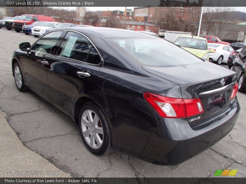 Smokey Granite Mica / Black 2007 Lexus ES 350