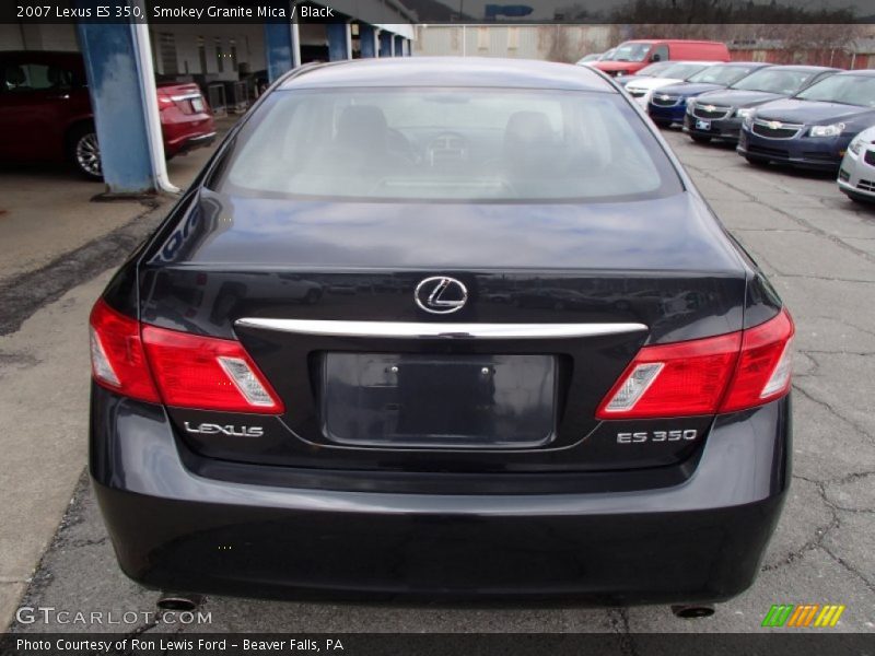 Smokey Granite Mica / Black 2007 Lexus ES 350