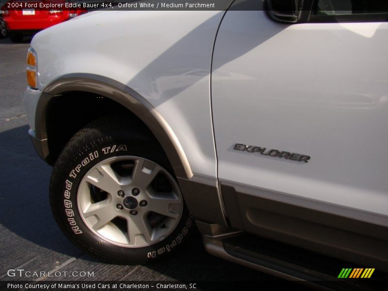 Oxford White / Medium Parchment 2004 Ford Explorer Eddie Bauer 4x4
