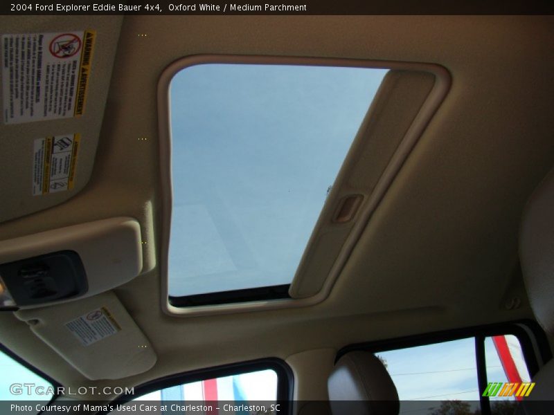 Oxford White / Medium Parchment 2004 Ford Explorer Eddie Bauer 4x4