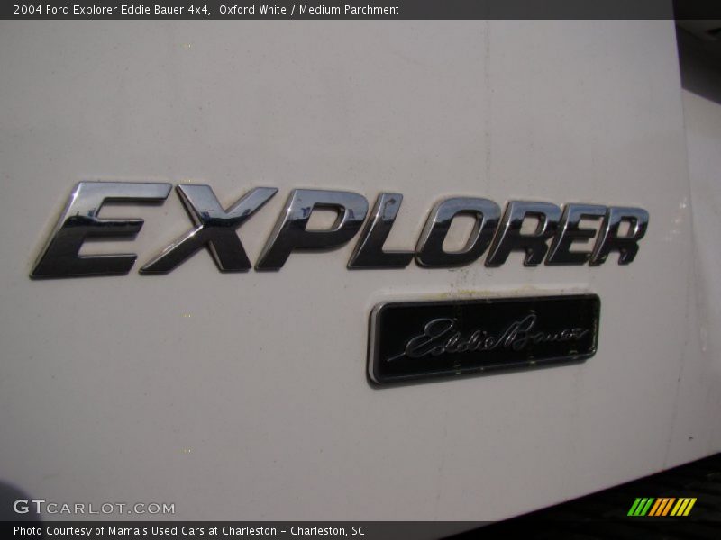 Oxford White / Medium Parchment 2004 Ford Explorer Eddie Bauer 4x4
