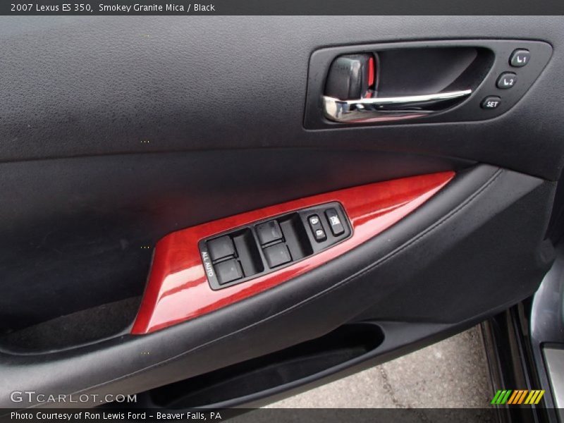 Smokey Granite Mica / Black 2007 Lexus ES 350