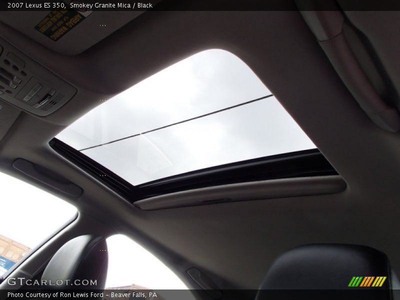 Smokey Granite Mica / Black 2007 Lexus ES 350