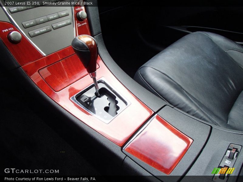 Smokey Granite Mica / Black 2007 Lexus ES 350
