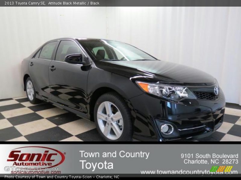 Attitude Black Metallic / Black 2013 Toyota Camry SE