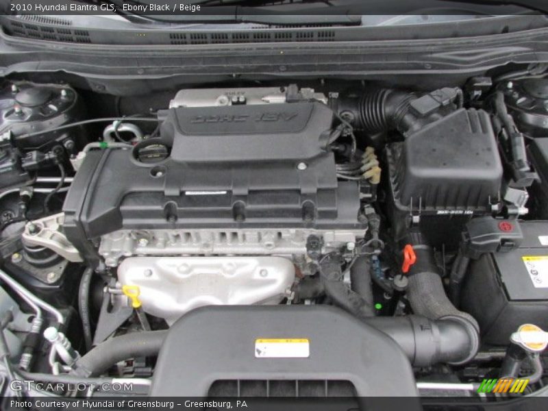 Ebony Black / Beige 2010 Hyundai Elantra GLS