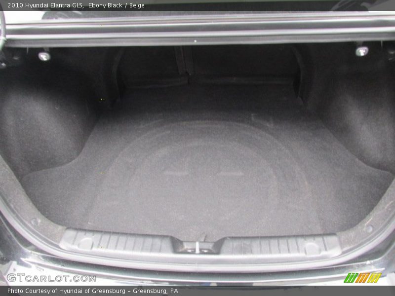 Ebony Black / Beige 2010 Hyundai Elantra GLS