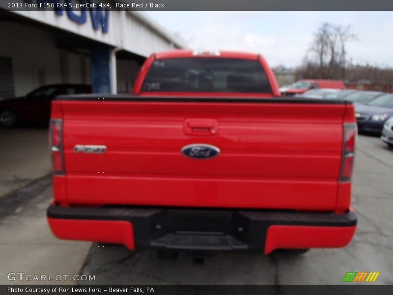 Race Red / Black 2013 Ford F150 FX4 SuperCab 4x4