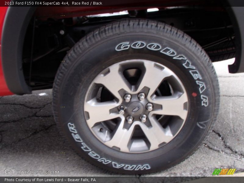 Race Red / Black 2013 Ford F150 FX4 SuperCab 4x4