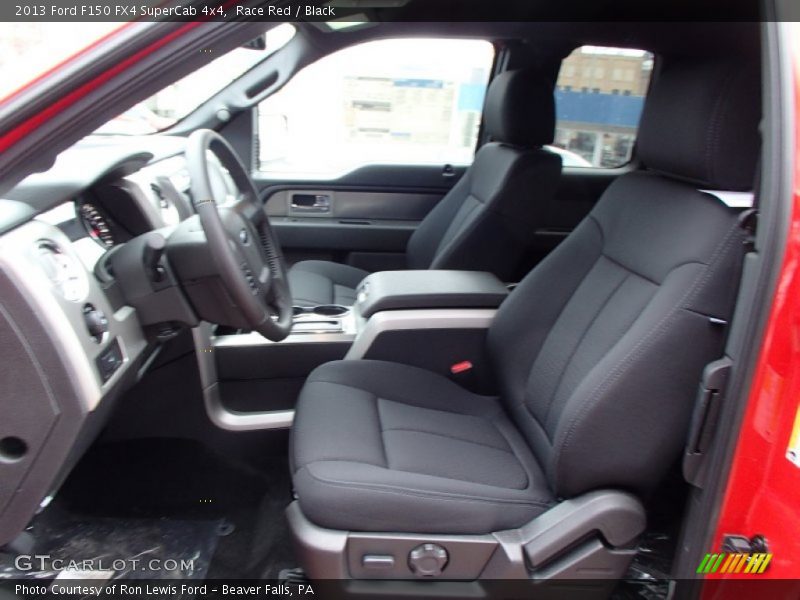 Race Red / Black 2013 Ford F150 FX4 SuperCab 4x4