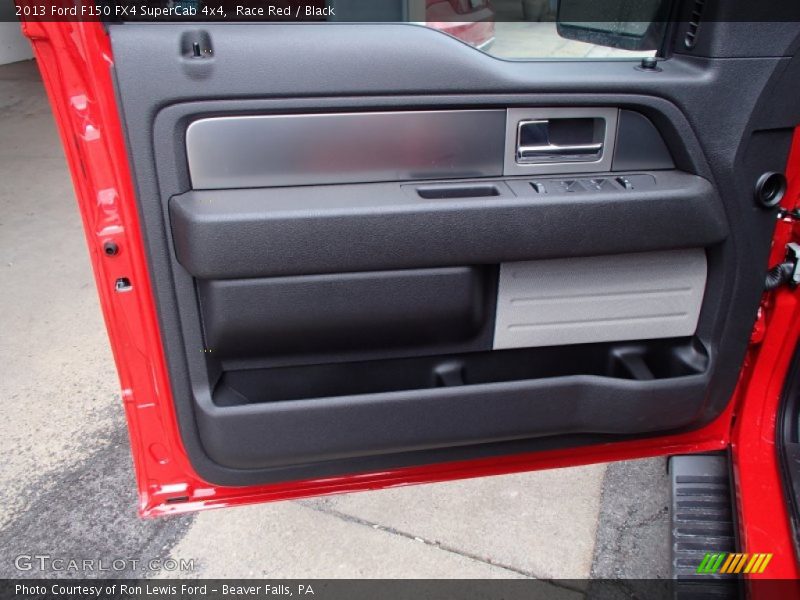 Race Red / Black 2013 Ford F150 FX4 SuperCab 4x4