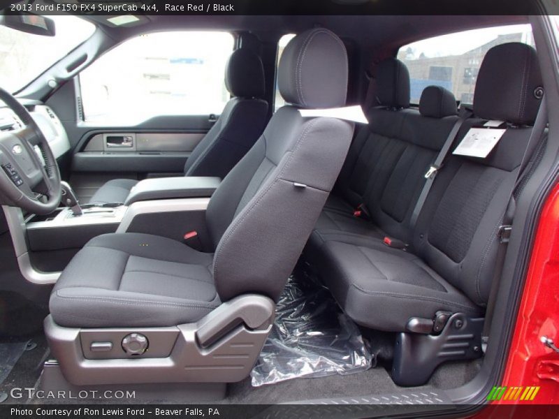 Race Red / Black 2013 Ford F150 FX4 SuperCab 4x4