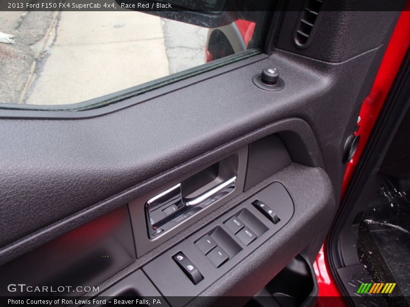 Race Red / Black 2013 Ford F150 FX4 SuperCab 4x4