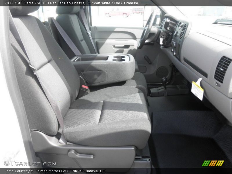 Summit White / Dark Titanium 2013 GMC Sierra 2500HD Regular Cab Chassis