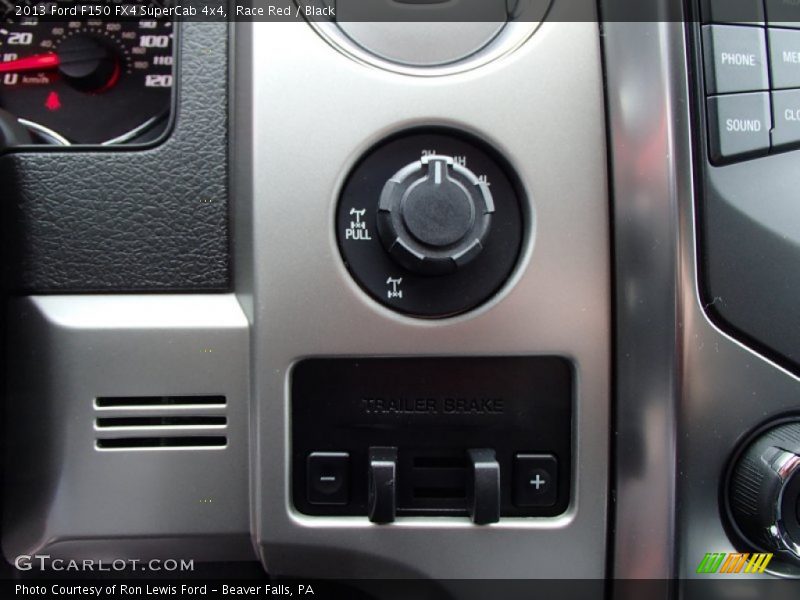 Race Red / Black 2013 Ford F150 FX4 SuperCab 4x4