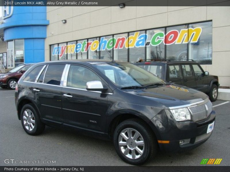 Alloy Grey Metallic / Greystone 2007 Lincoln MKX AWD