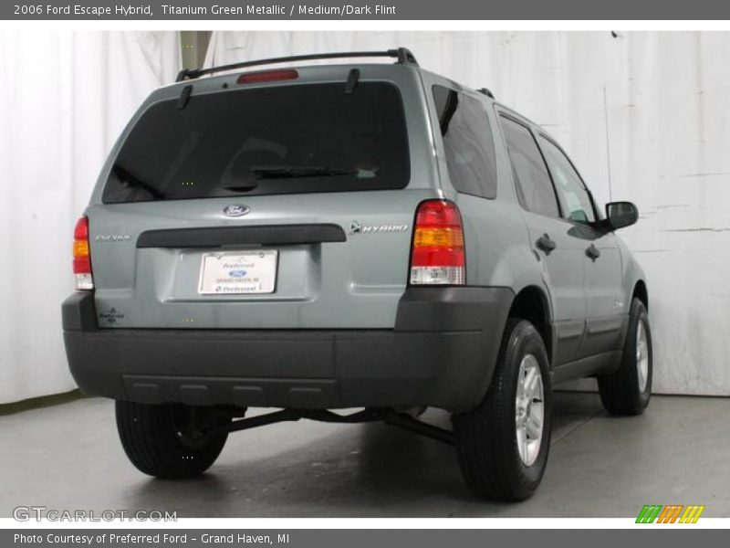 Titanium Green Metallic / Medium/Dark Flint 2006 Ford Escape Hybrid