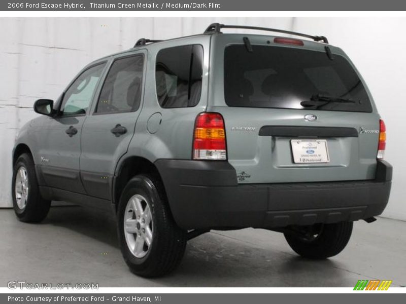 Titanium Green Metallic / Medium/Dark Flint 2006 Ford Escape Hybrid