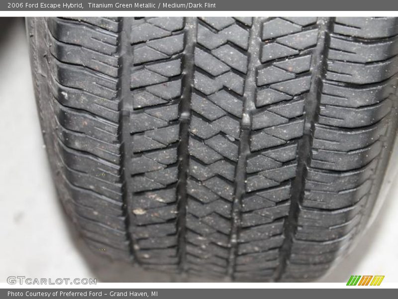 Titanium Green Metallic / Medium/Dark Flint 2006 Ford Escape Hybrid