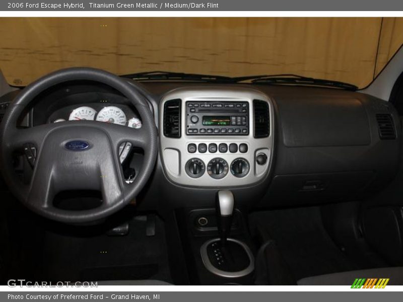 Dashboard of 2006 Escape Hybrid