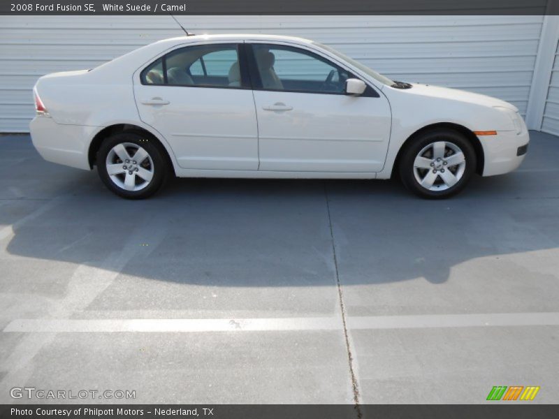 White Suede / Camel 2008 Ford Fusion SE