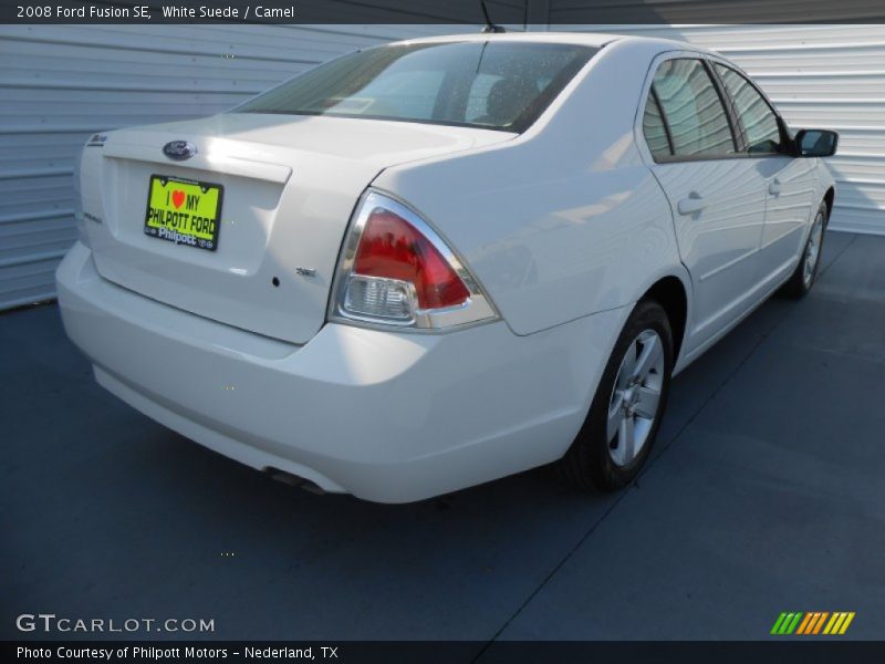 White Suede / Camel 2008 Ford Fusion SE