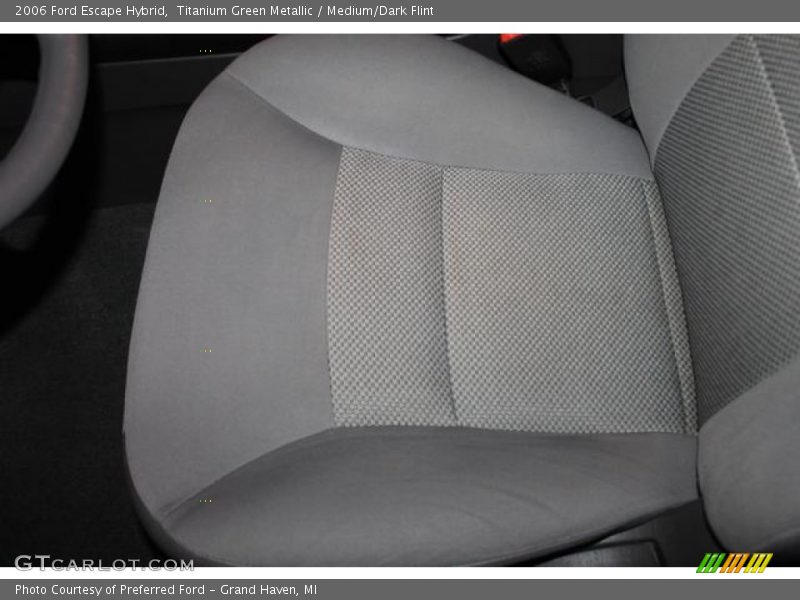 Titanium Green Metallic / Medium/Dark Flint 2006 Ford Escape Hybrid