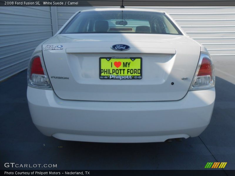 White Suede / Camel 2008 Ford Fusion SE