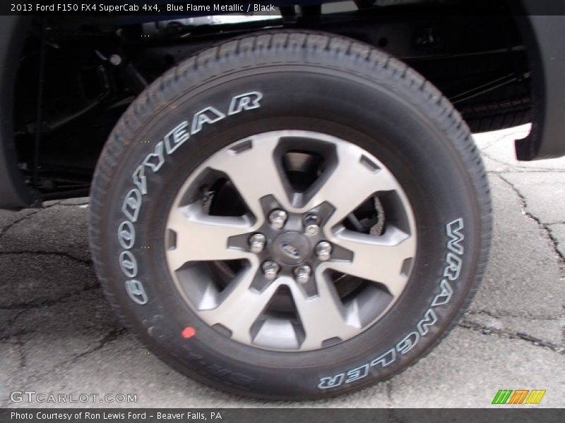 Blue Flame Metallic / Black 2013 Ford F150 FX4 SuperCab 4x4