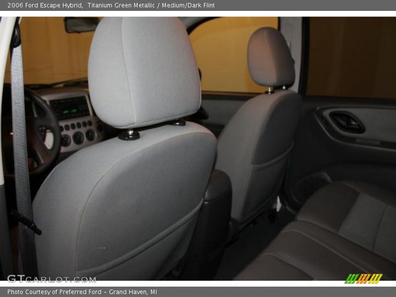 Titanium Green Metallic / Medium/Dark Flint 2006 Ford Escape Hybrid