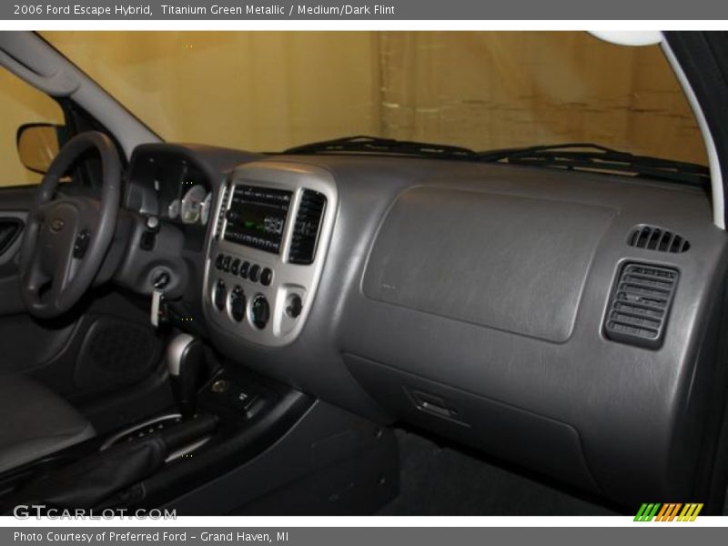 Titanium Green Metallic / Medium/Dark Flint 2006 Ford Escape Hybrid