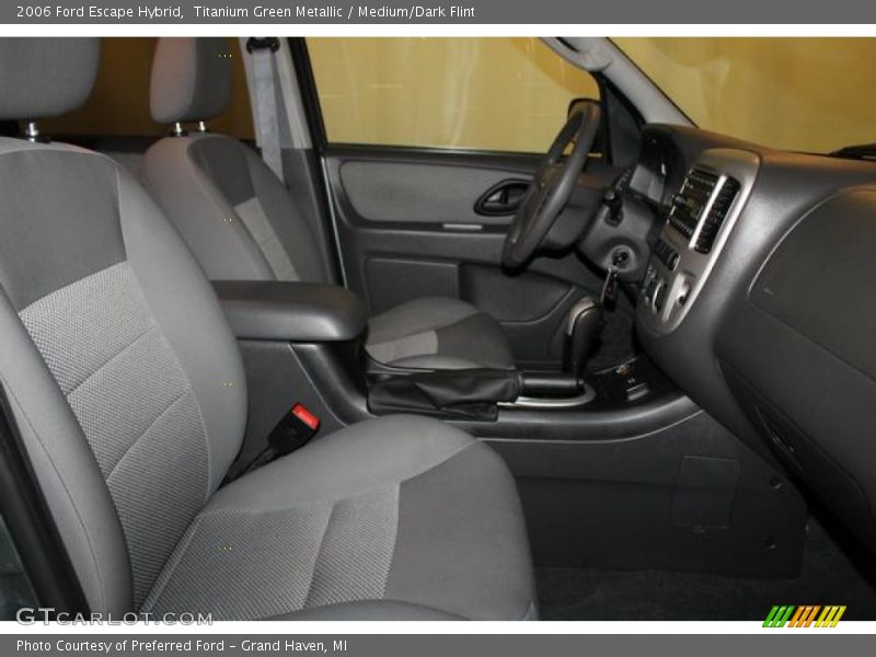 Titanium Green Metallic / Medium/Dark Flint 2006 Ford Escape Hybrid