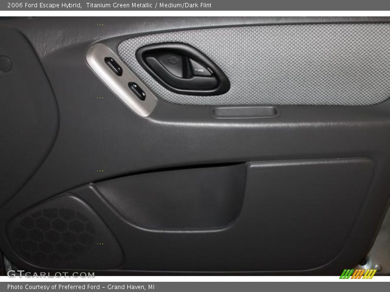 Titanium Green Metallic / Medium/Dark Flint 2006 Ford Escape Hybrid