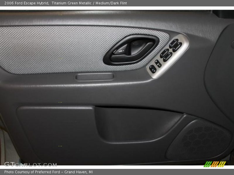 Titanium Green Metallic / Medium/Dark Flint 2006 Ford Escape Hybrid