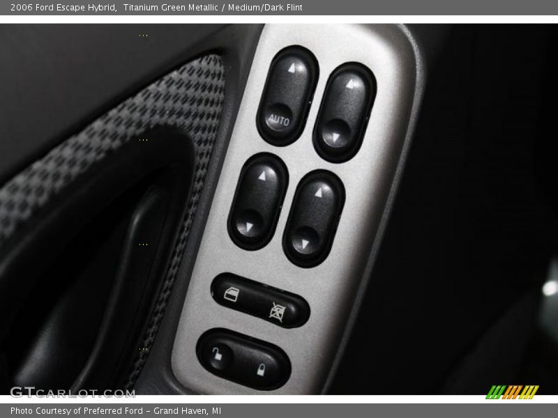 Titanium Green Metallic / Medium/Dark Flint 2006 Ford Escape Hybrid