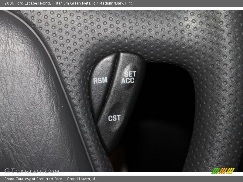 Titanium Green Metallic / Medium/Dark Flint 2006 Ford Escape Hybrid
