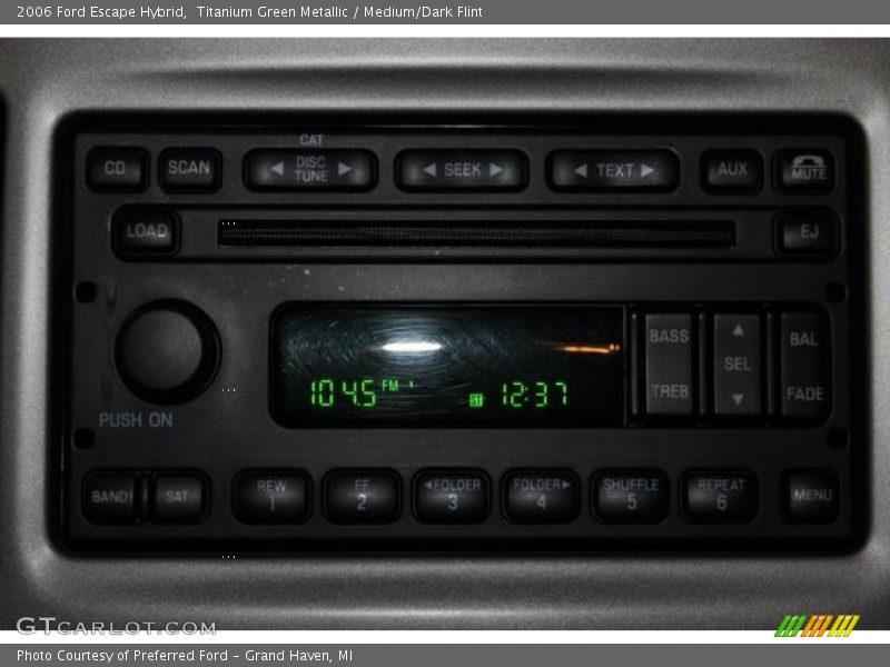 Titanium Green Metallic / Medium/Dark Flint 2006 Ford Escape Hybrid