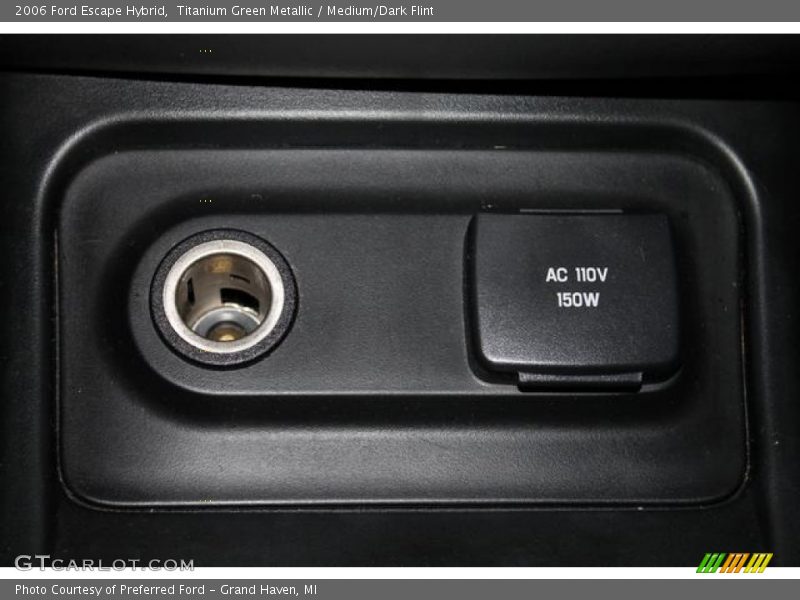 Titanium Green Metallic / Medium/Dark Flint 2006 Ford Escape Hybrid
