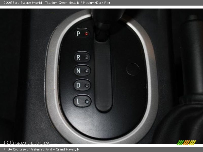 Titanium Green Metallic / Medium/Dark Flint 2006 Ford Escape Hybrid