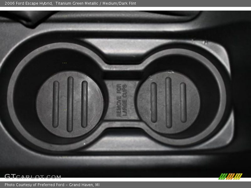 Titanium Green Metallic / Medium/Dark Flint 2006 Ford Escape Hybrid
