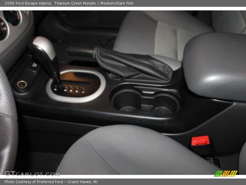 Titanium Green Metallic / Medium/Dark Flint 2006 Ford Escape Hybrid