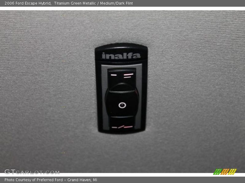 Titanium Green Metallic / Medium/Dark Flint 2006 Ford Escape Hybrid