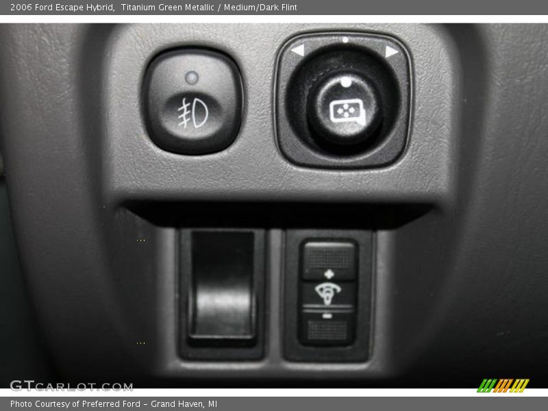 Titanium Green Metallic / Medium/Dark Flint 2006 Ford Escape Hybrid