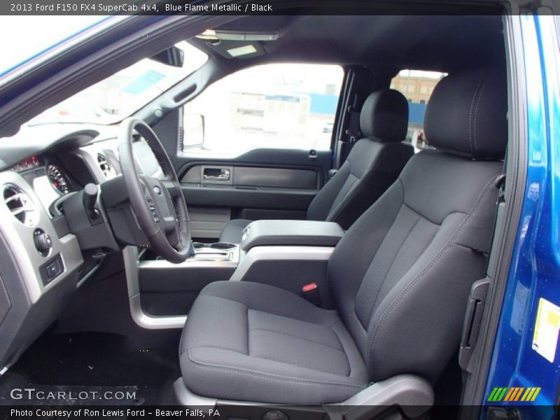 Blue Flame Metallic / Black 2013 Ford F150 FX4 SuperCab 4x4