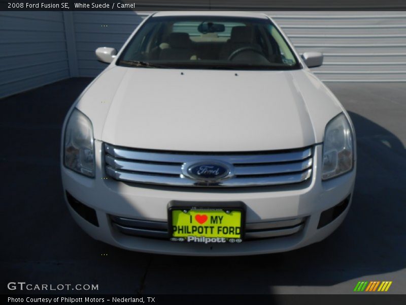 White Suede / Camel 2008 Ford Fusion SE