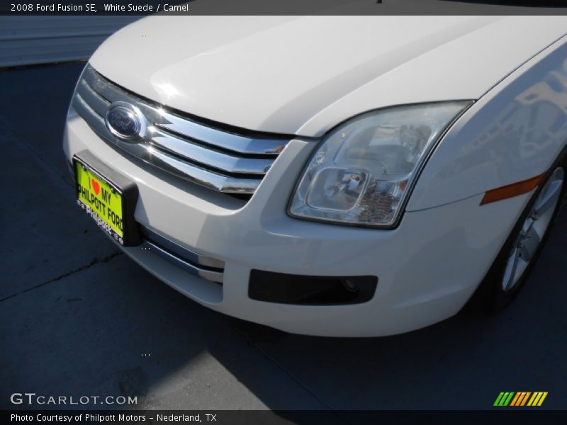 White Suede / Camel 2008 Ford Fusion SE
