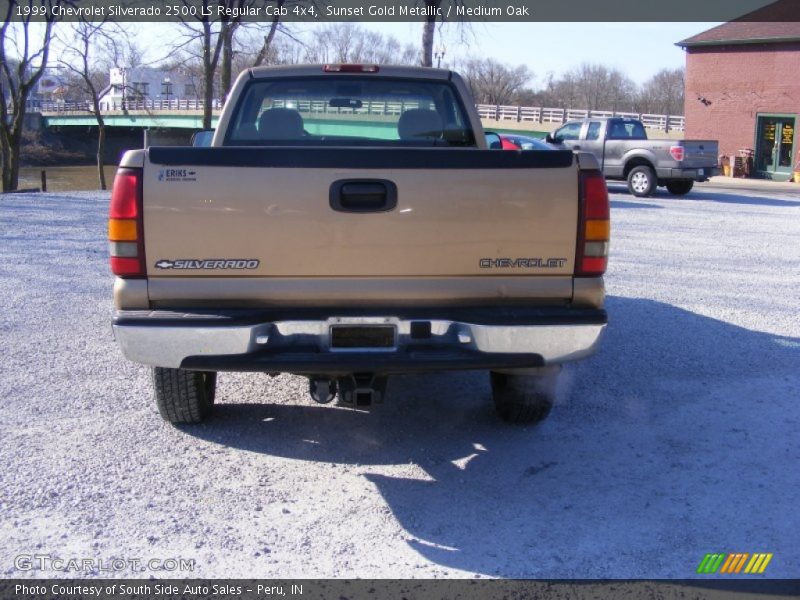 Sunset Gold Metallic / Medium Oak 1999 Chevrolet Silverado 2500 LS Regular Cab 4x4