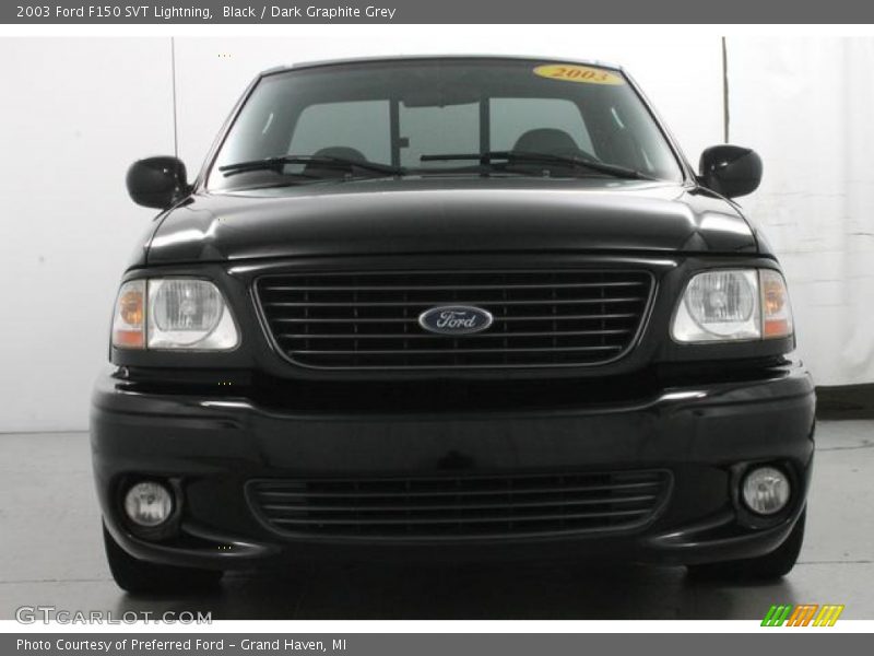Black / Dark Graphite Grey 2003 Ford F150 SVT Lightning